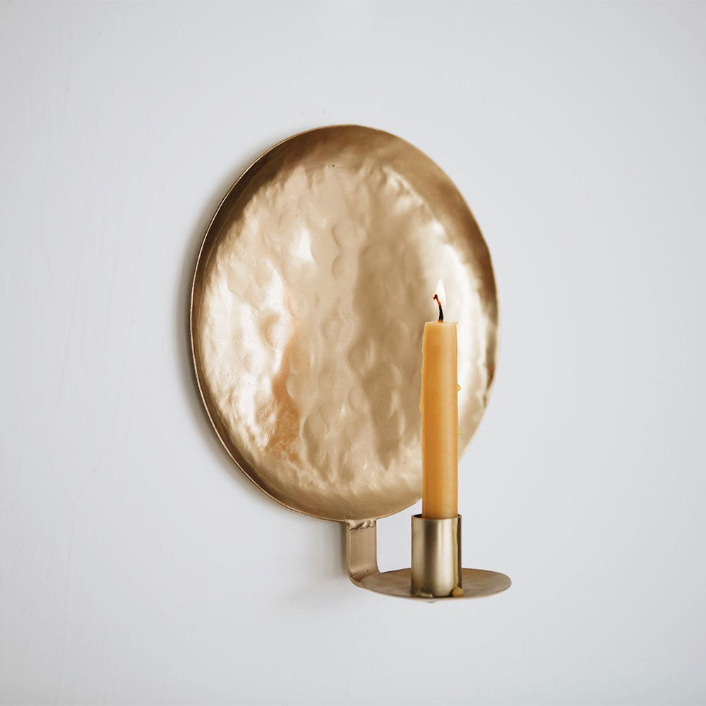 Circle Brass Wall Sconce